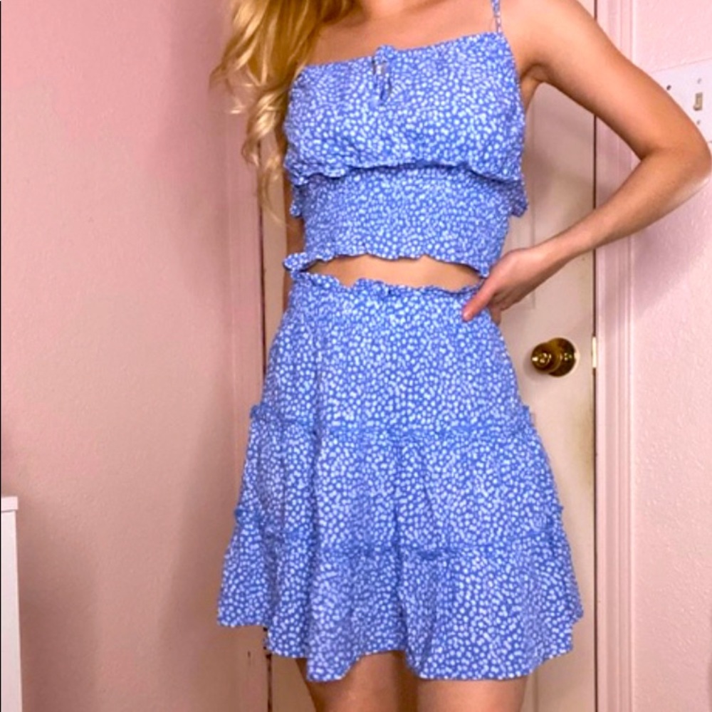 💙Skirt and top set